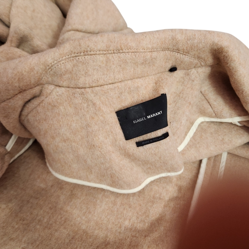ISABEL MARANT double-breasted wool coat - Picture 6 of 8